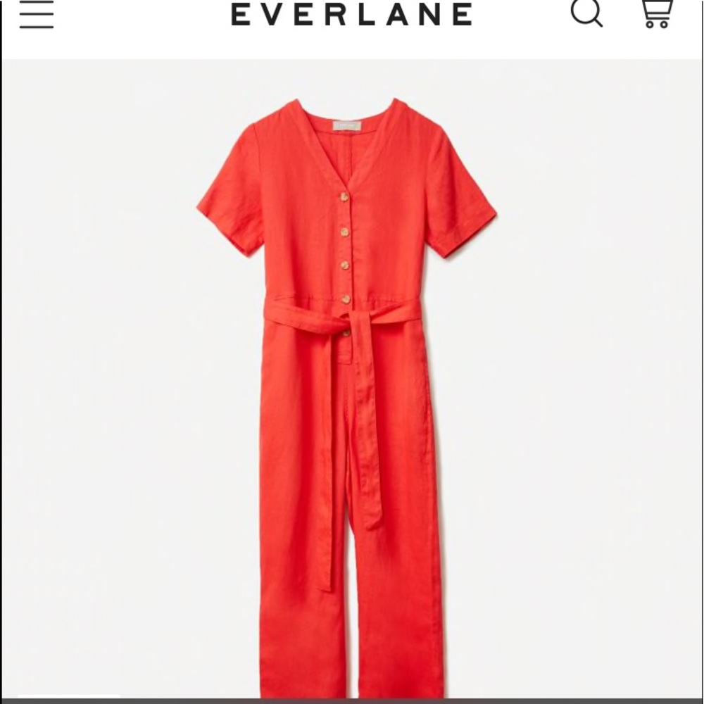 Everlane Linen Jumpsuit